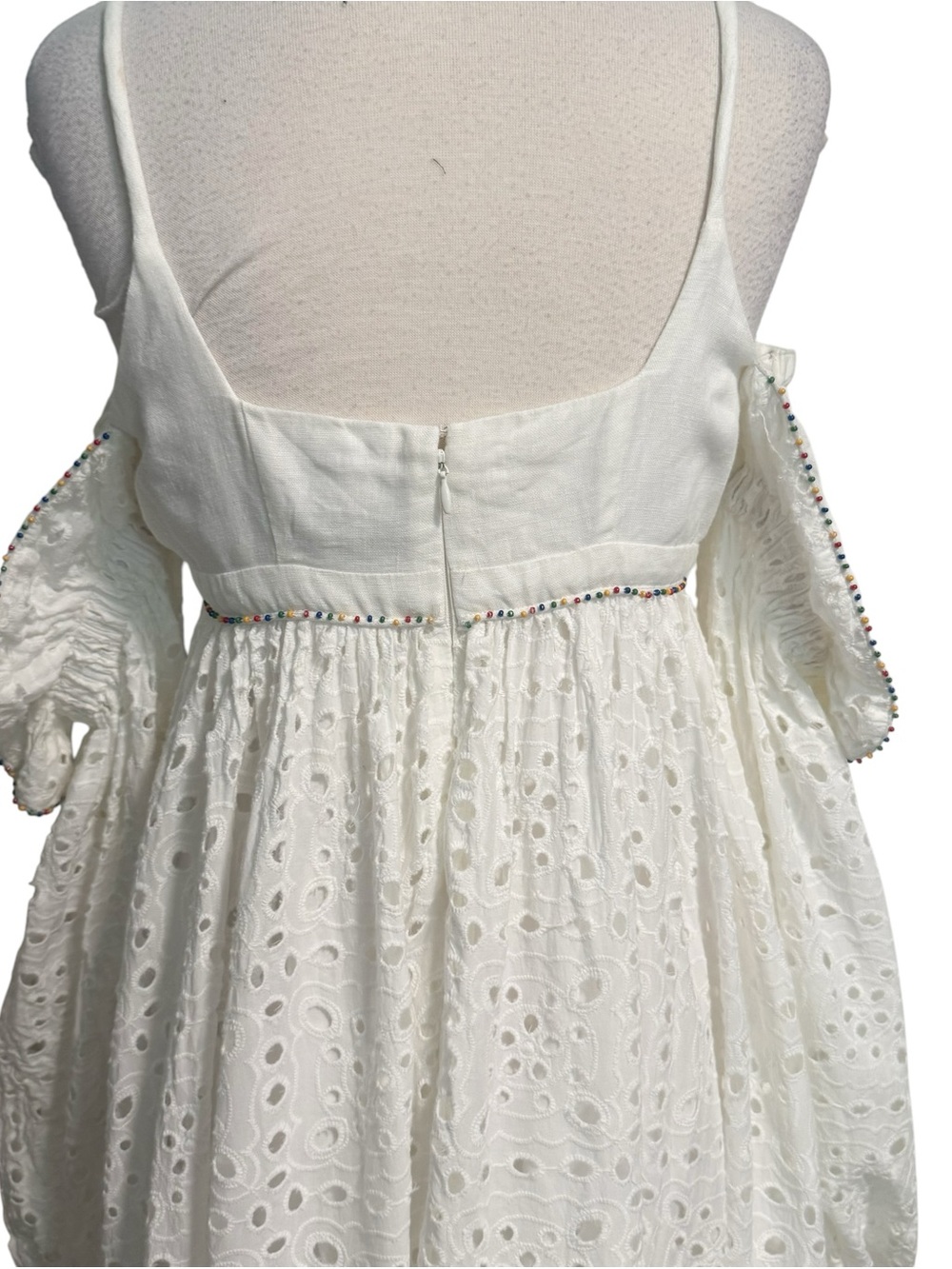 FARM Rio White Eyelet Maxi Dress - Picture 11 of 16